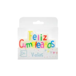 Vela Feliz Cumpleaños Plaqueta