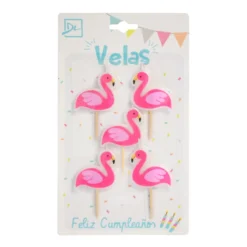Velas Flamencos x 5