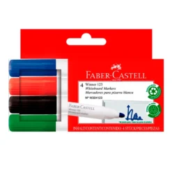 Marcador Pizarra Colores Clasicos x4 Faber-Castell
