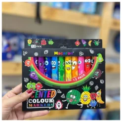 Marcador Macaron Scented Markers 12 Colours con aroma