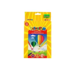 Lápz De Color Sylvapen X18 Unidades Con Sacapuntas